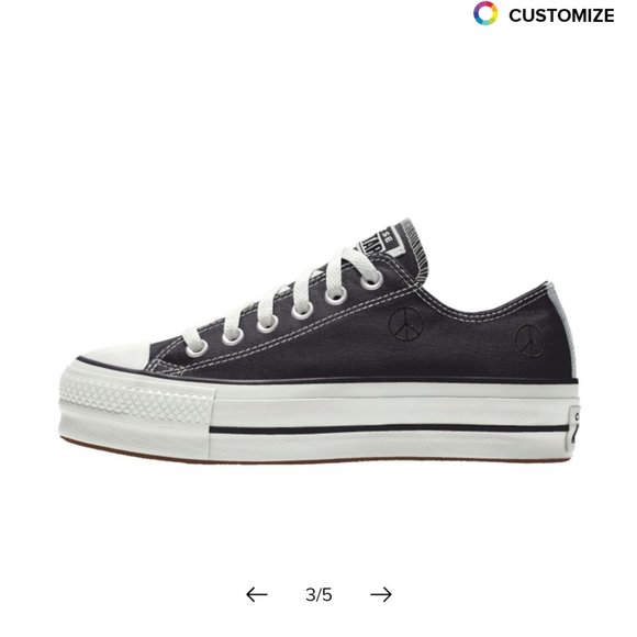 All star platform converse black - Picture 1 of 7